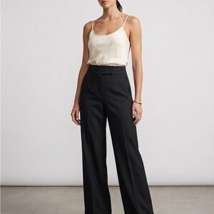 Talbots Black Wide-Leg Dress Pants